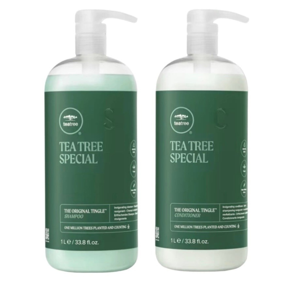 Tea, tree, shampoo and conditioner, ONE LITER
